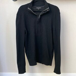 MEN’S BANANA REPUBLIC QUARTER ZIP SWEATER